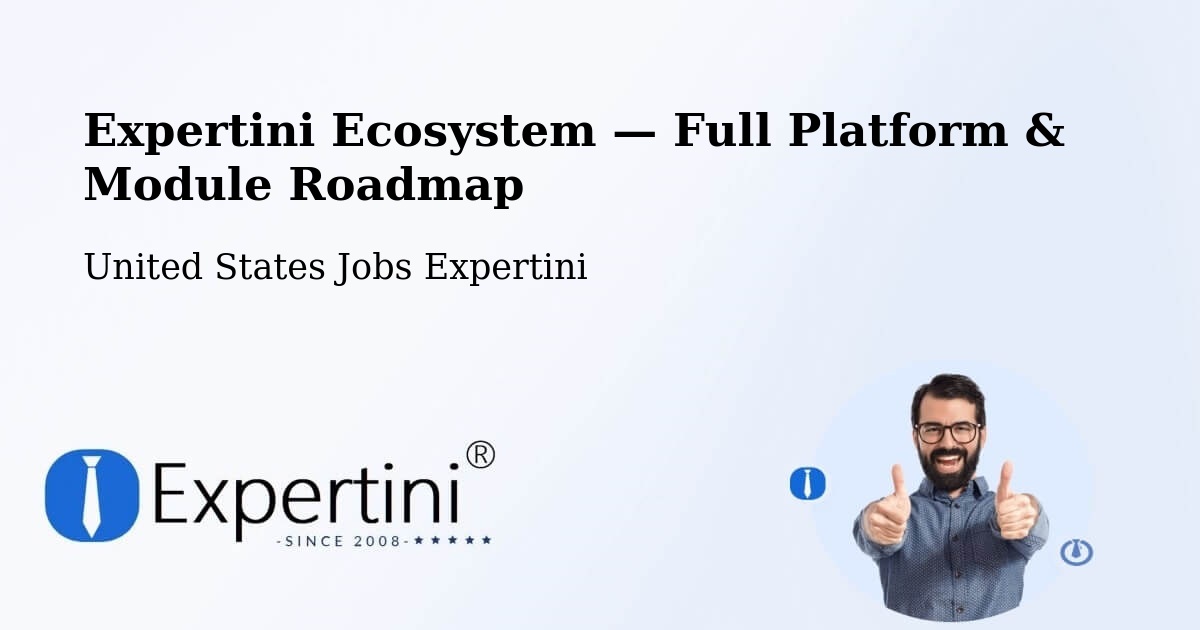 Expertini Ecosystem — Full Platform & Module Roadmap – Corbin